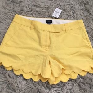 4 J Crew Scalloped Shorts